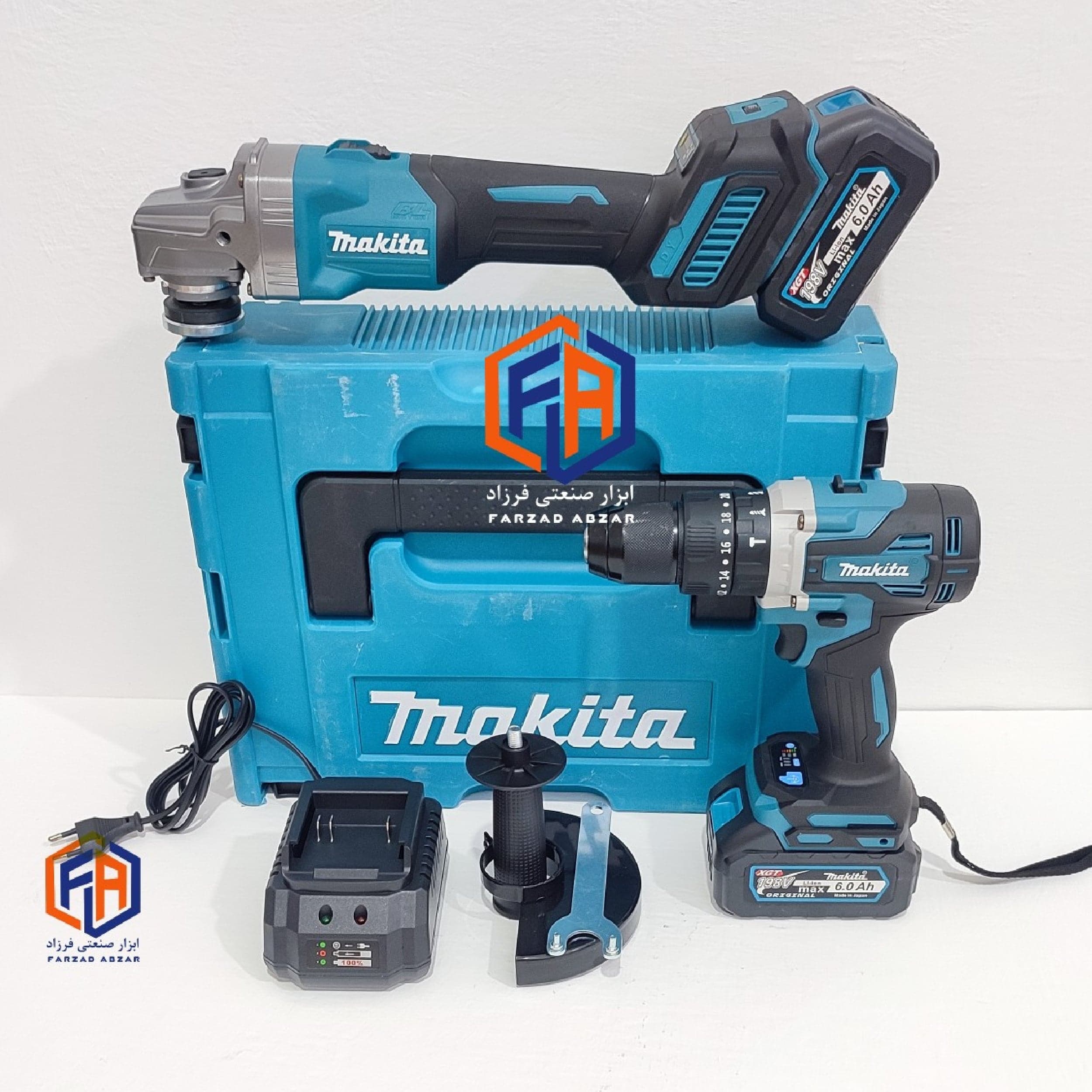 دریل شارژی و مینی وسط شارژی مارک ماکیتا GA021G — تصویر ۴