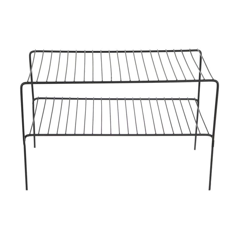 نظم دهنده کابینت دو طبقه بزرگ مدل راف رنگ مشکی — تصویر ۲