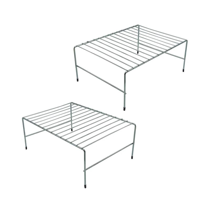 نظم دهنده کابینت تک طبقه کوچک مدل راف رنگ استیل