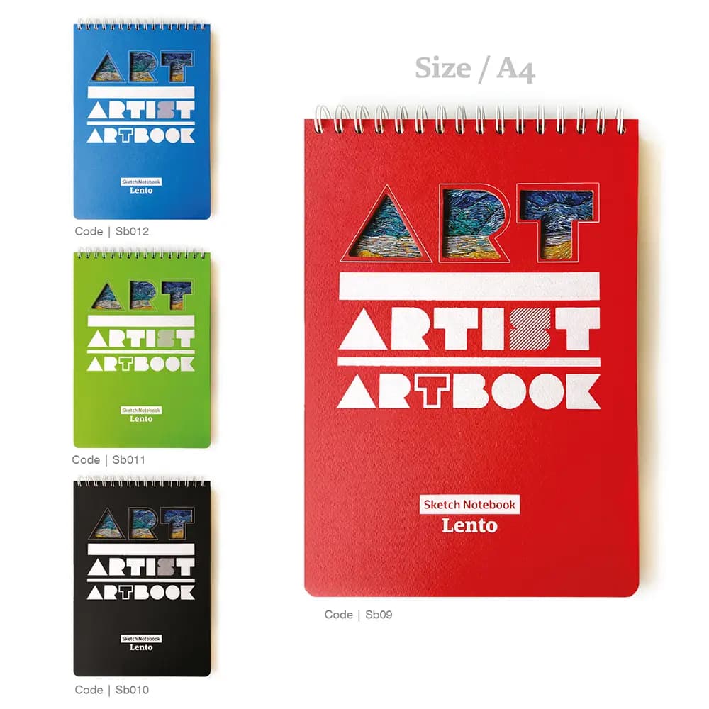 دفتر طراحی سونات طرح ART ARTIST ARTBOOK