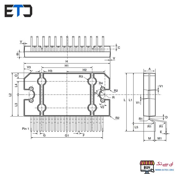 آی سی آمپلی فایر TDA7388 — تصویر ۱۰