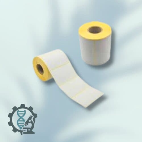 لیبل صدفی (PVC) سایز 70×100 میلیمتر تک ردیف 500 عددی