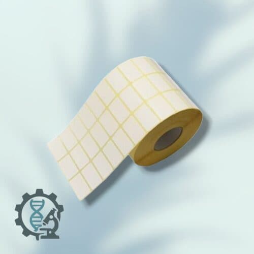 لیبل صدفی (PVC) سایز 21×31 میلیمتر سه ردیف 18000 عددی