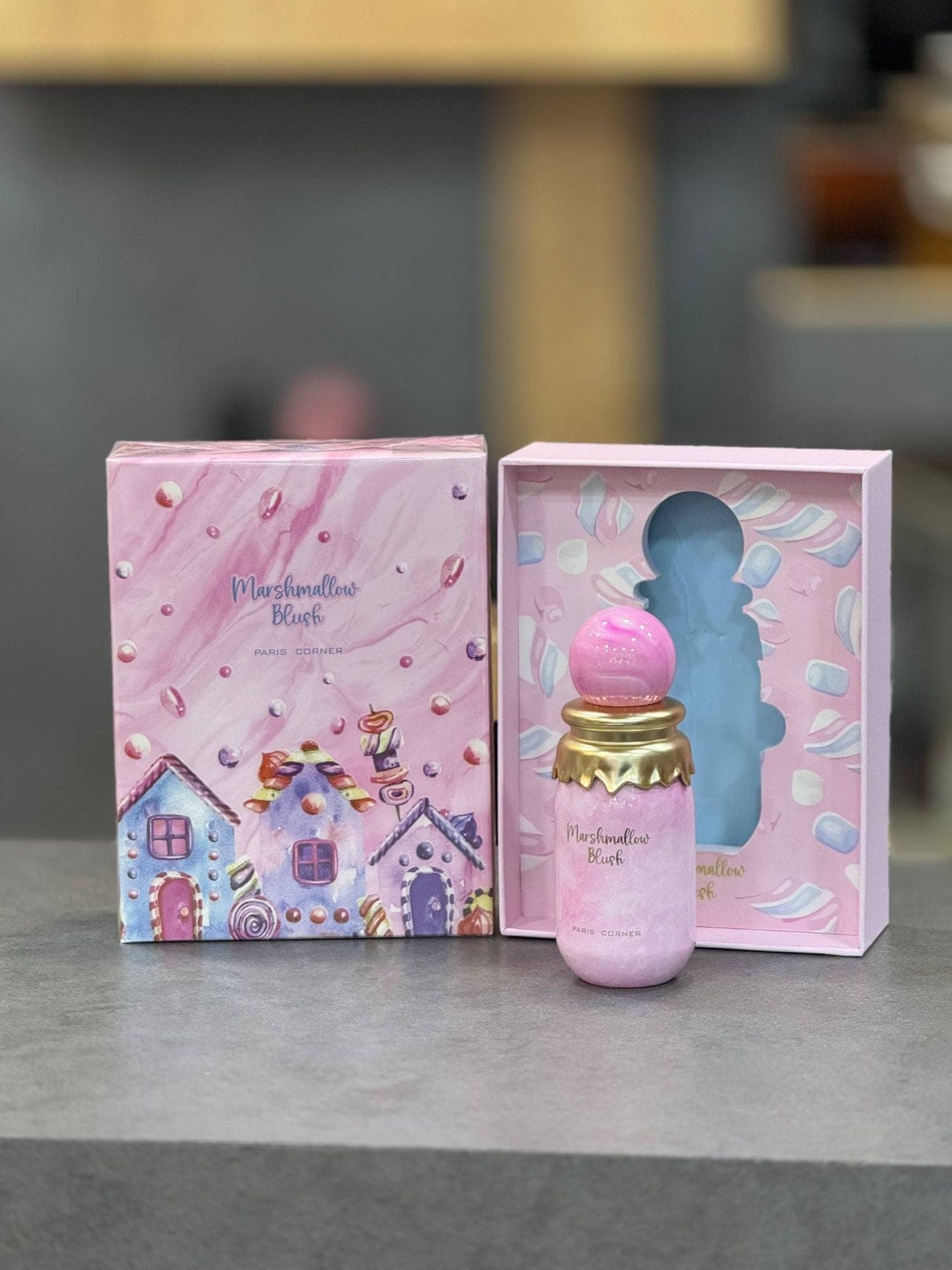 ادکلن مارشمالو بلاش پاریس کرنر 100میل با رایحه گلی و شیرین | Marshmallow Blush Paris Corner — تصویر ۲
