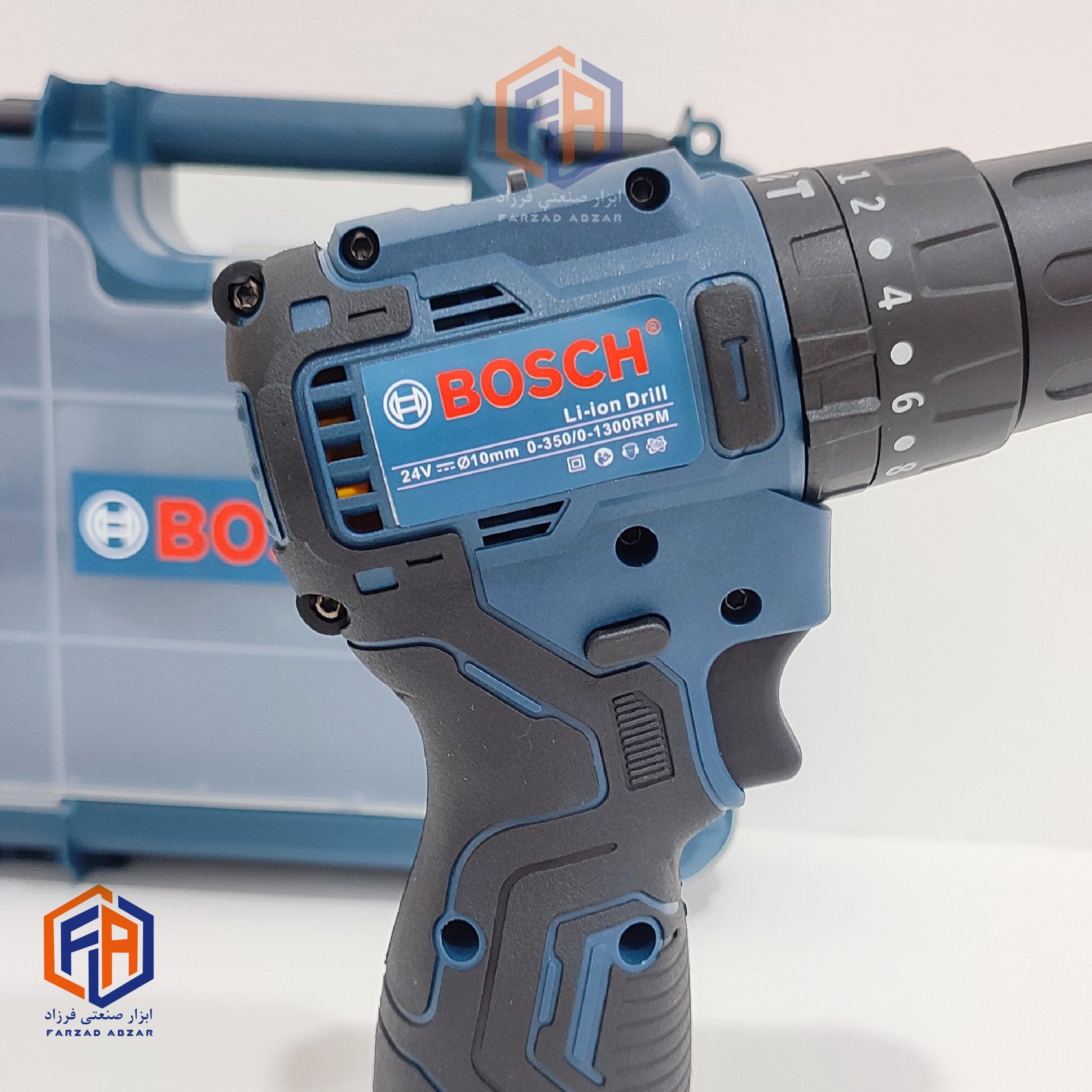 دریل شارژی 24 ولت بوش موتور براشلس مدل Bosch (CORDLESS) — تصویر ۵