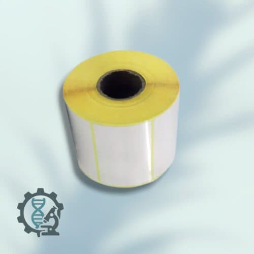 لیبل صدفی (PVC) سایز 50×80 میلیمتر تک ردیف 3000 عددی — تصویر ۳