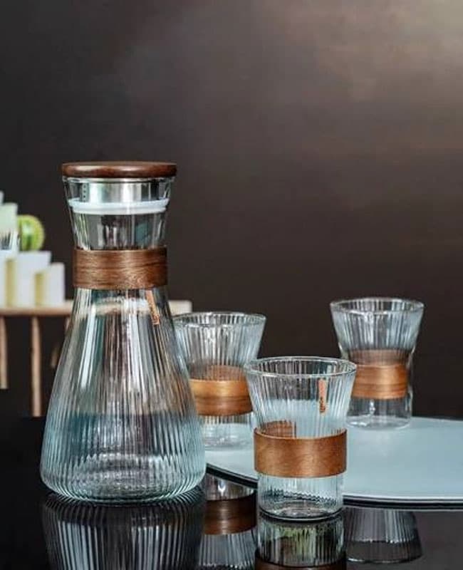 ست تنگ و لیوان 7 پارچه دلی سوگا Deli Glass — تصویر ۲