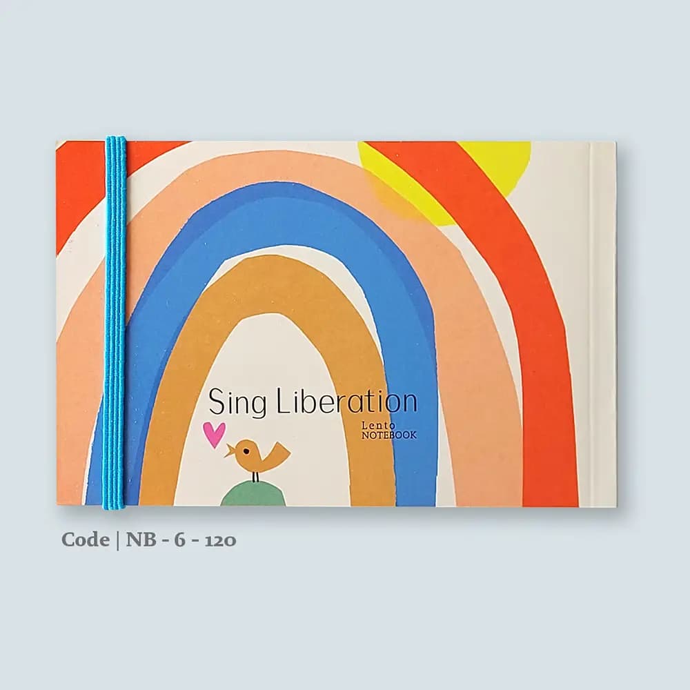 دفتر Enjoy طرح Sing Liberation سایز A6