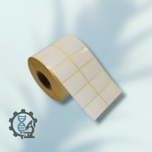 لیبل صدفی (PVC) سایز 15×45 میلیمتر دو ردیف 4000 عددی