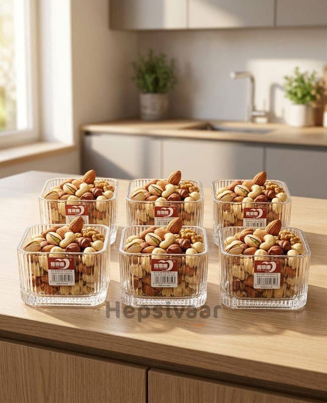 پیاله مربع خطی دلی گلس Deli Glass