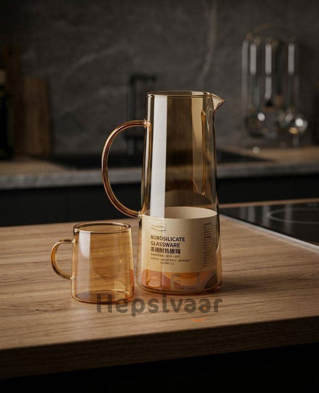 ست پارچ و لیوان 5 پارچه دلی سوگا Deli Glass — تصویر ۲
