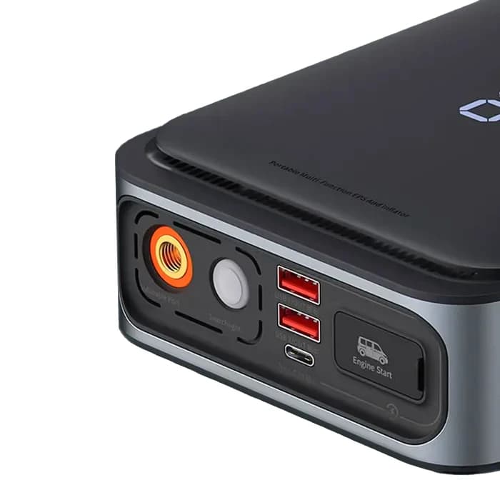 جامپ استارتر و پمپ باد 8,000mAh بیسوس مدل BS-CH003 — تصویر ۲