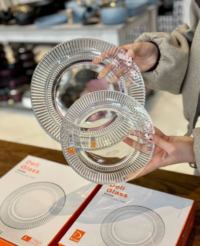 بشقاب و پیش دستی دلی گلس Deli glass