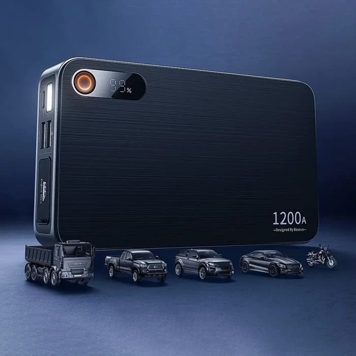 جامپ استارتر 12,000mAh بیسوس مدل BS-CH004-2 — تصویر ۶