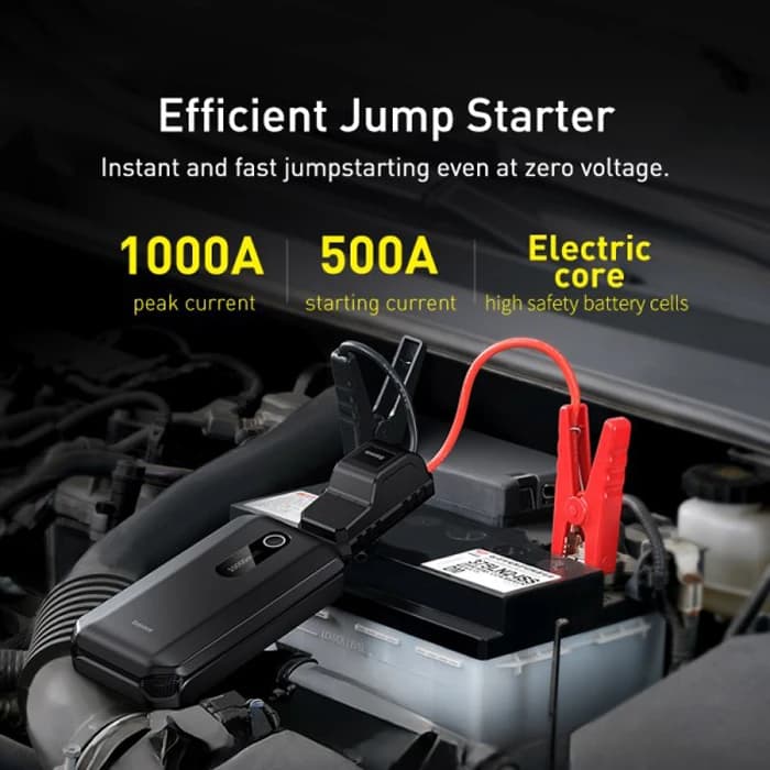 جامپ استارتر 10,000mAh بیسوس مدل BS-CH001 — تصویر ۸