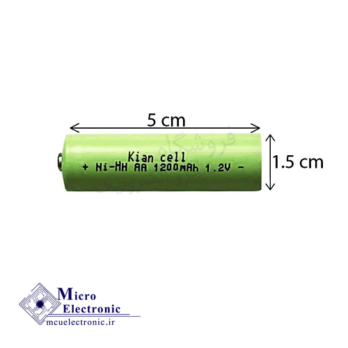 باتری قلم شارژی ni-mh aaa 1200ma 1.2v سردار