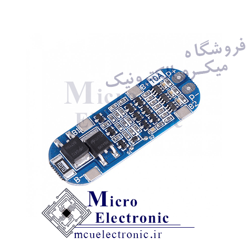 ماژول شارژ و دشارژ BMS باتری لیتیومی 3 سل 10 آمپر