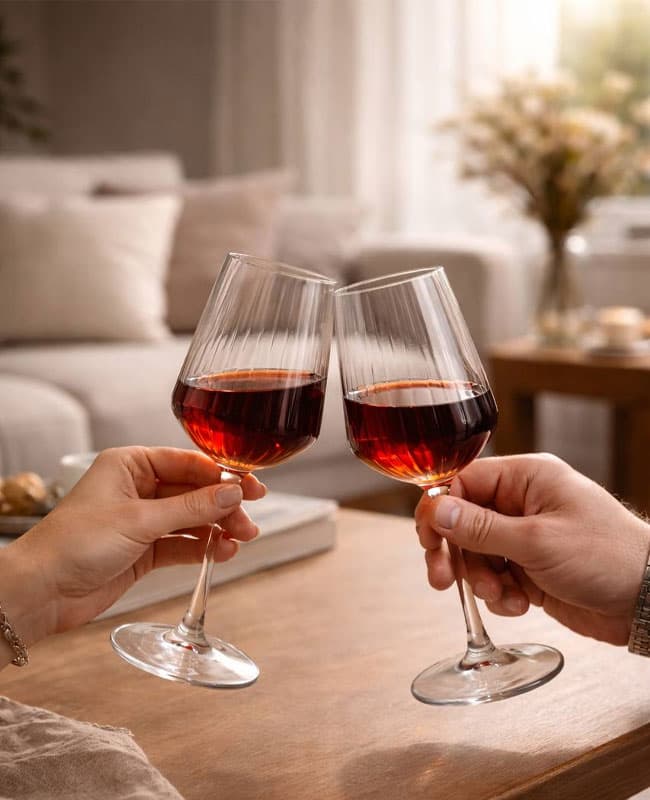 گیلاس شیاردار مدل آلگرا دلی گلس Deli Glass Allegra — تصویر ۲