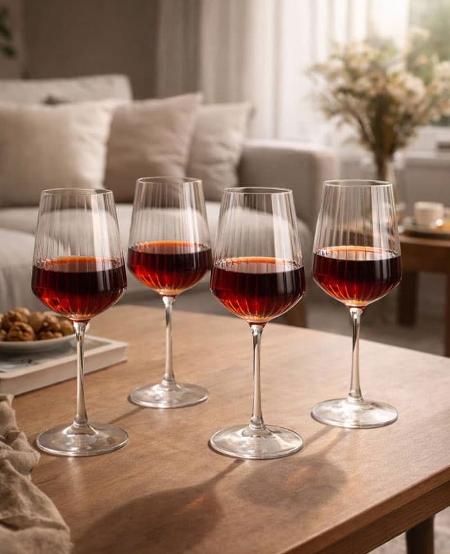 گیلاس شیاردار مدل آلگرا دلی گلس Deli Glass Allegra — تصویر ۳