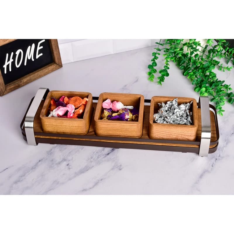 اردور خوری چوبی سه خانه برند بی وی کی طرح مجستیک BVK — تصویر ۳