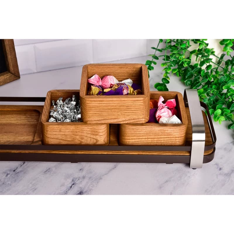 اردور خوری چوبی سه خانه برند بی وی کی طرح مجستیک BVK — تصویر ۴