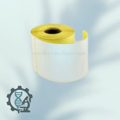 لیبل صدفی (PVC) سایز 120×100 میلیمتر تک ردیف 1000 عددی — تصویر ۳