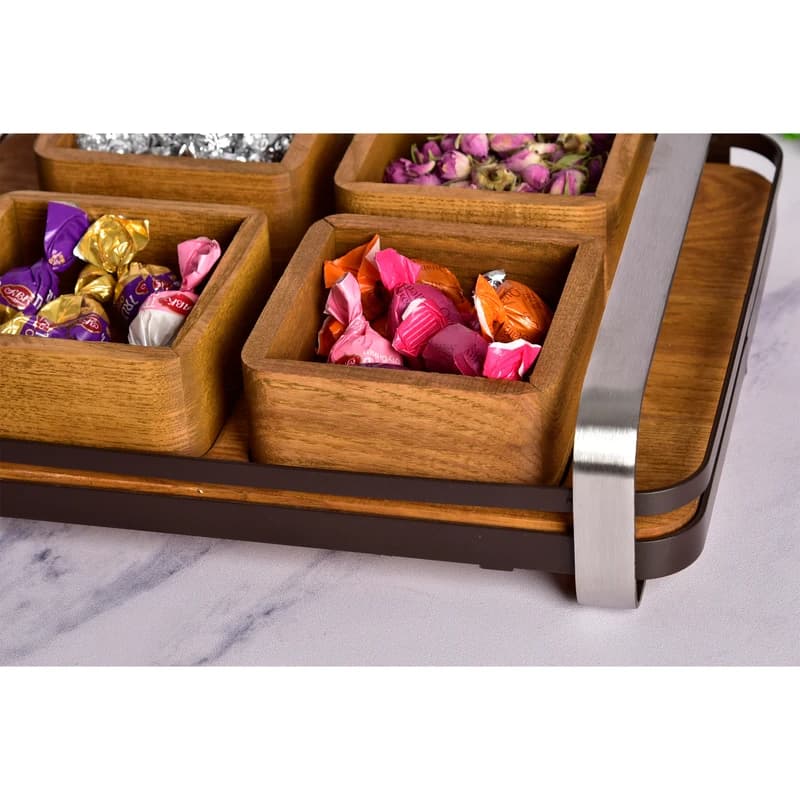 اردور خوری چوبی چهارخانه برند بی وی کی طرح مجستیک BVK — تصویر ۷
