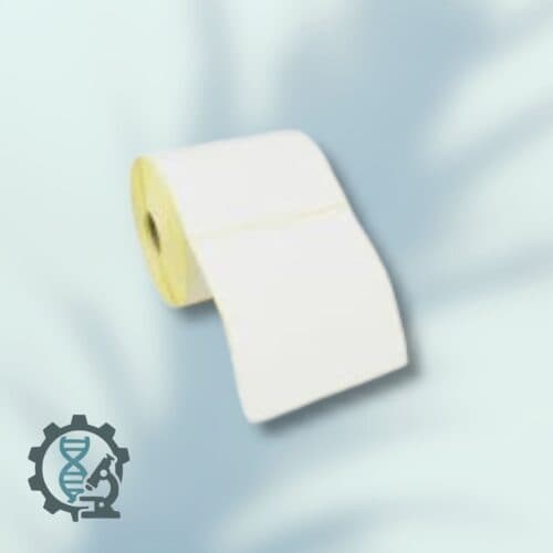 لیبل صدفی (PVC) سایز 100×100 میلیمتر تک ردیف 1000 عددی — تصویر ۳
