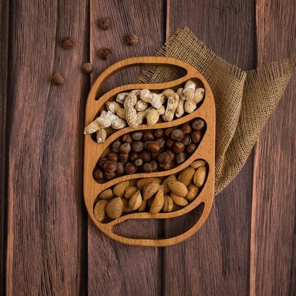 اردو خوری سه خونه ی مواج برند نیم وود nimwood — تصویر ۲