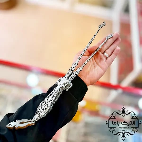 انبر فولادی مشبک مدبر دار