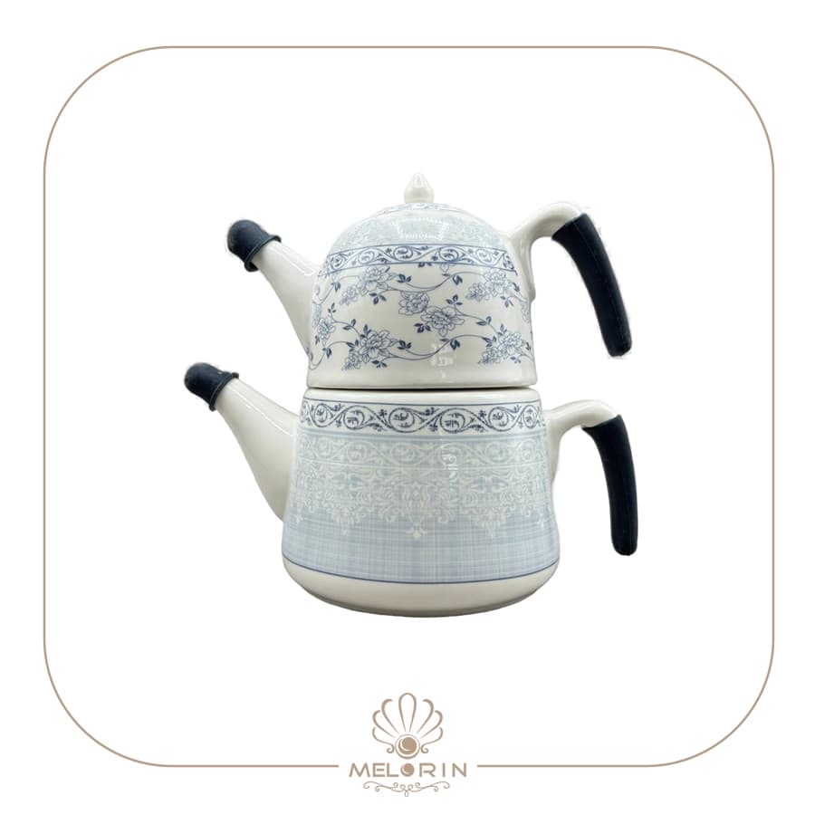 کتری قوری هوبارت لوتوس آبی — تصویر ۲