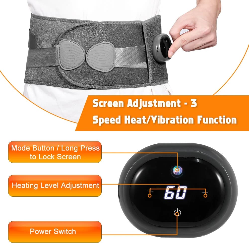 ماساژور حرارتی کمر Heated Massage Belt — تصویر ۴