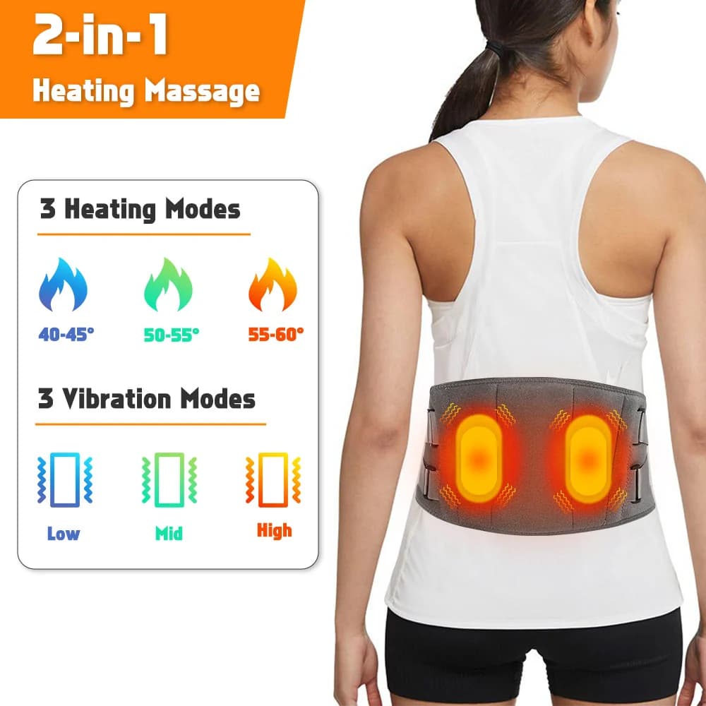 ماساژور حرارتی کمر Heated Massage Belt — تصویر ۵