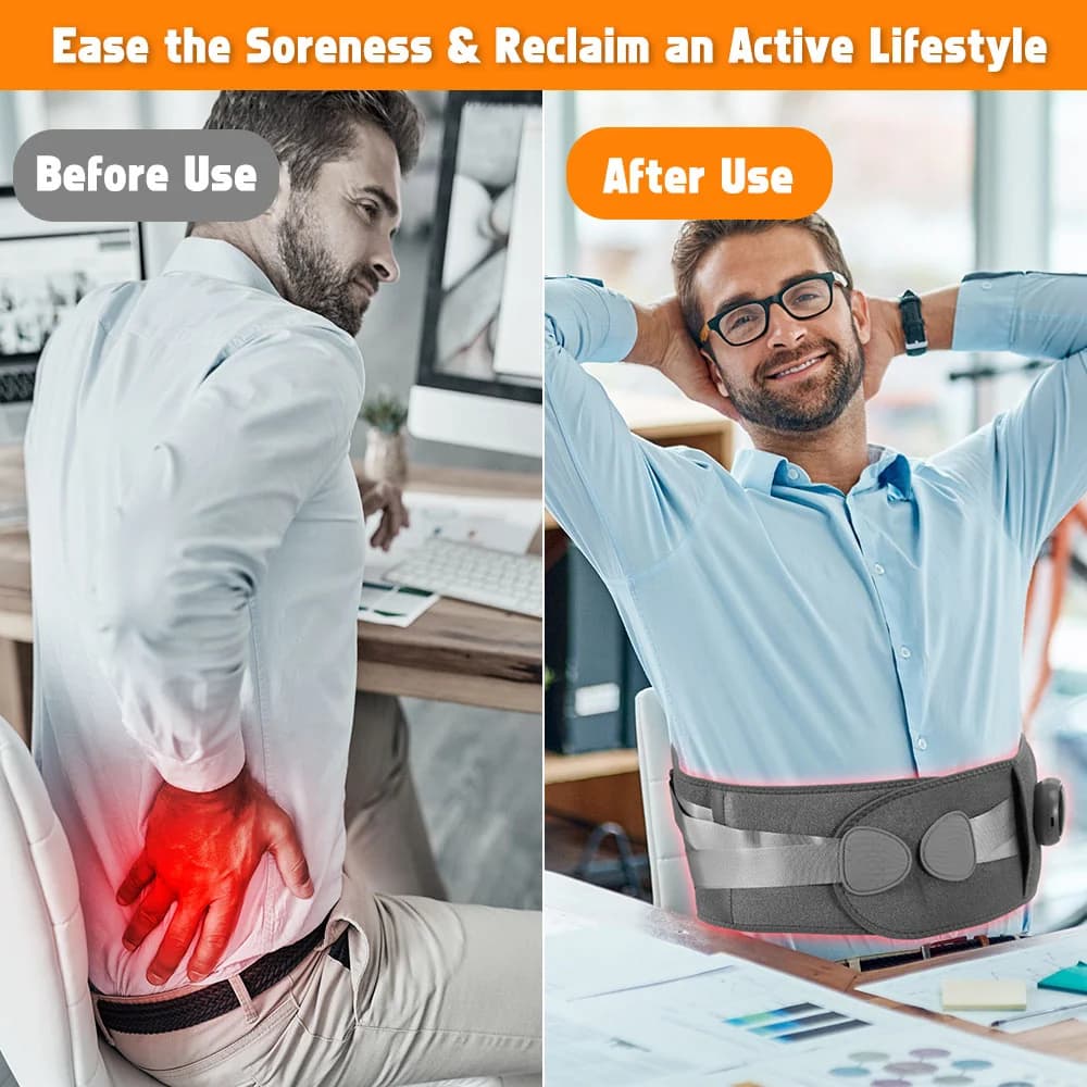 ماساژور حرارتی کمر Heated Massage Belt — تصویر ۶