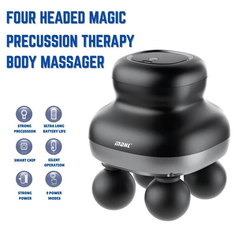 ماساژور 4 سری Four Headed Massage Gun LC-008 — تصویر ۳