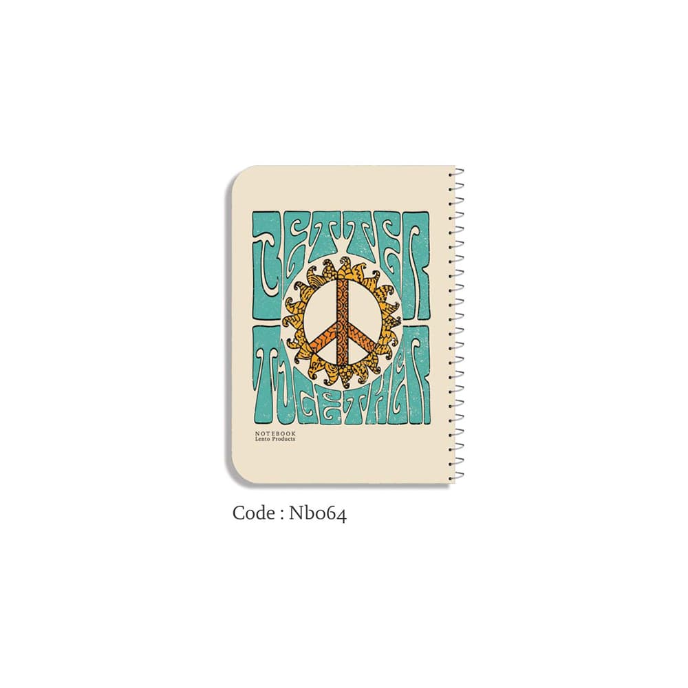 دفتر طرح Better together سایز A6
