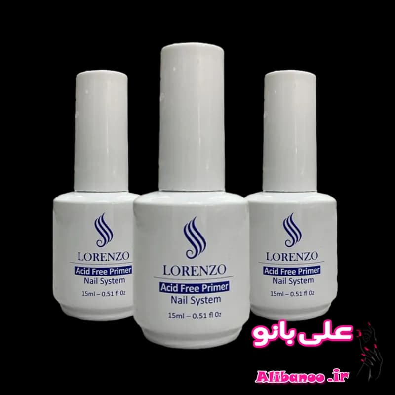 پرایمر غیر اسیدی ناخن ۱۵ میل لورنزو LORENZO