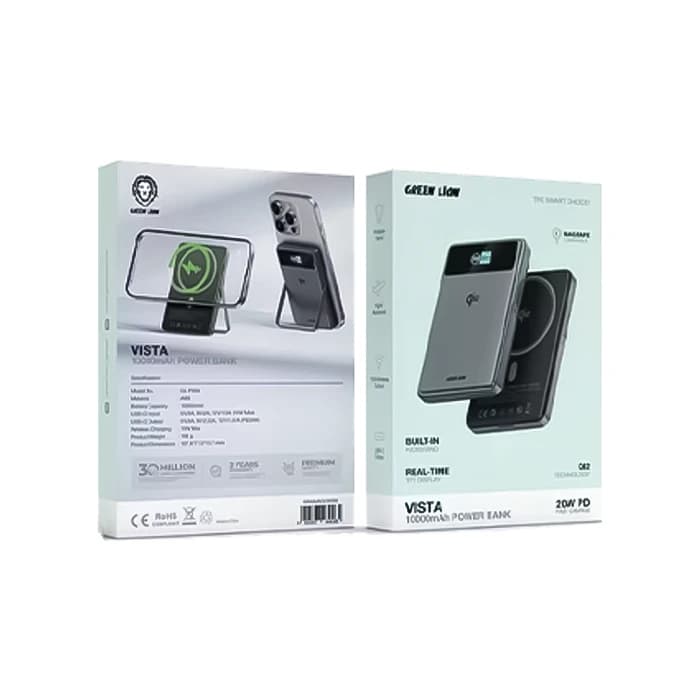 شارژر بی سیم 10,000mAh گرین لاین مدل GL-PX64 — تصویر ۴