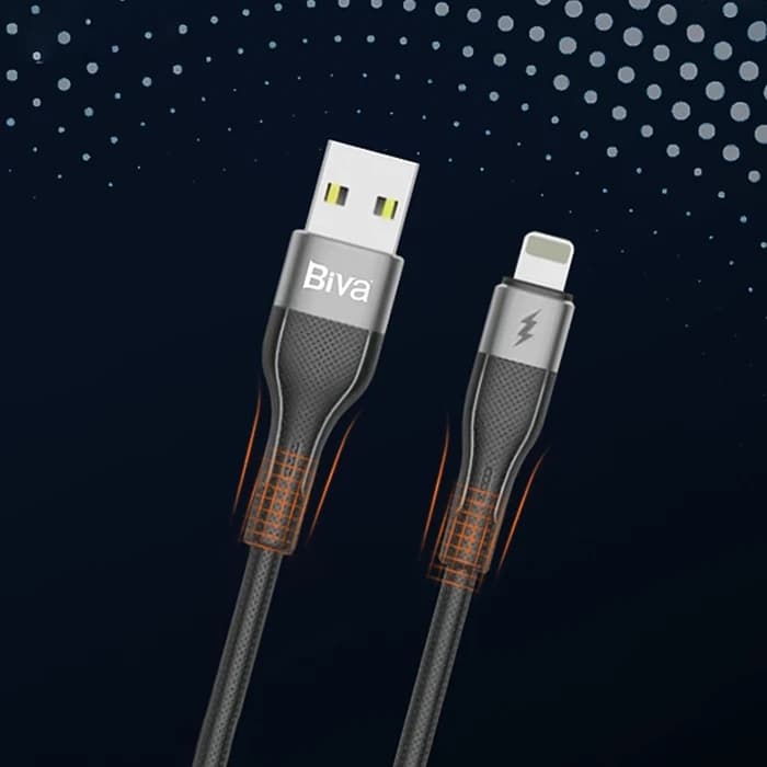 کابل شارژ 2 متری USB به لایتنینگ بیوا مدل C-20L — تصویر ۴