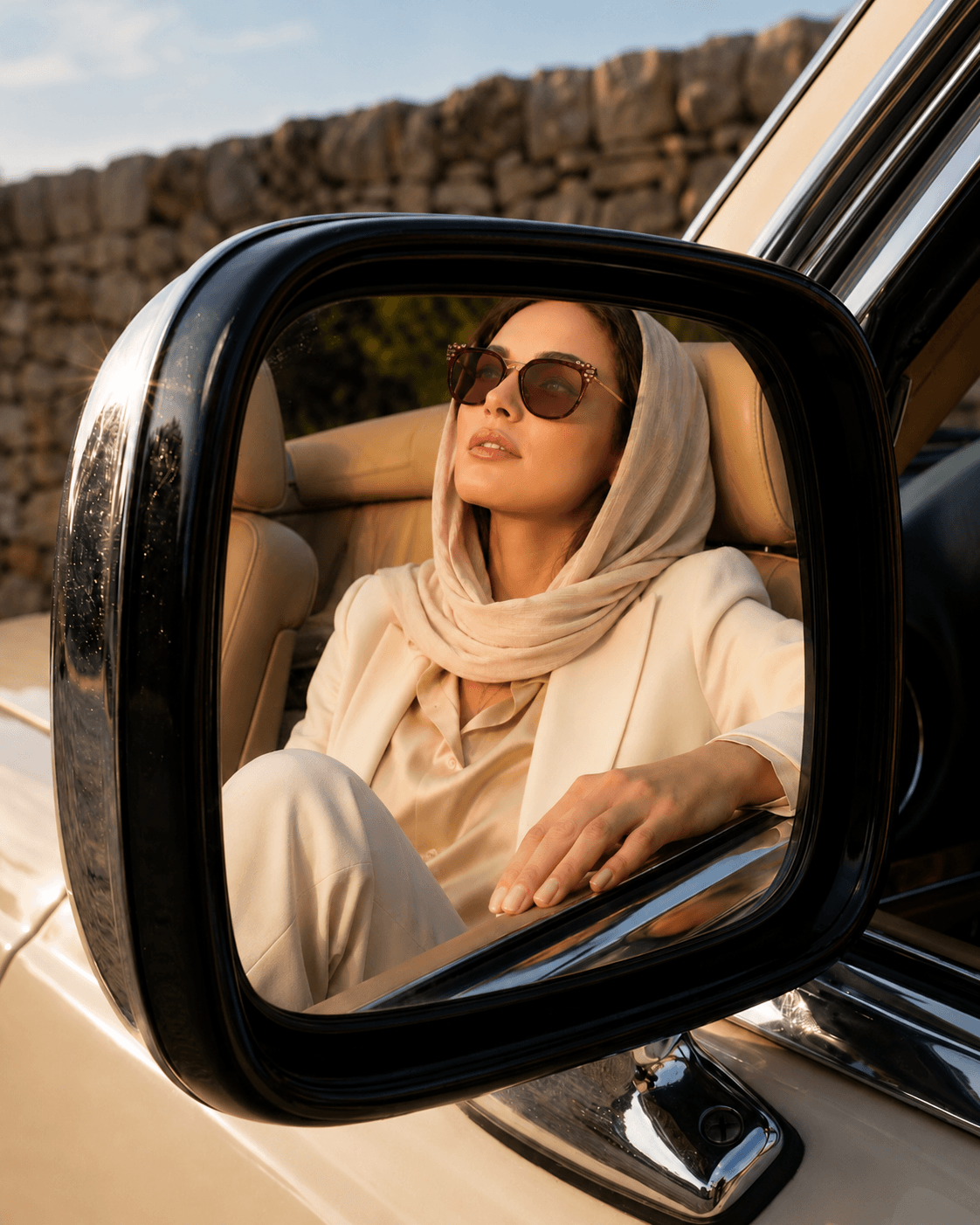 عینک آفتابی زنانه اورجینال برند ROONIYA فریم فلزی 400 UV — تصویر ۶