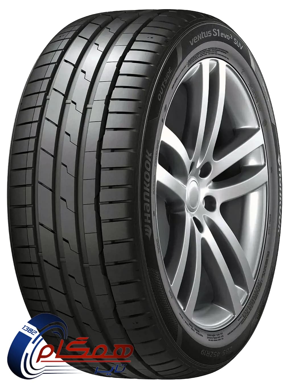 لاستیک هانکوک مدل K127A سایز 245/45R20