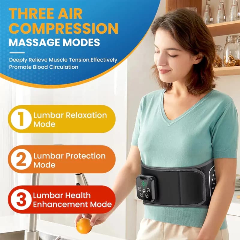 ماساژور بادی حرارتی کمر VirtuFlog Air Compression Heated Massage Belt — تصویر ۴