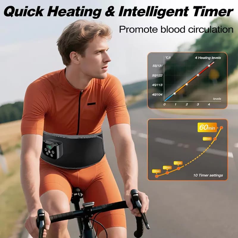 ماساژور بادی حرارتی کمر VirtuFlog Air Compression Heated Massage Belt — تصویر ۶