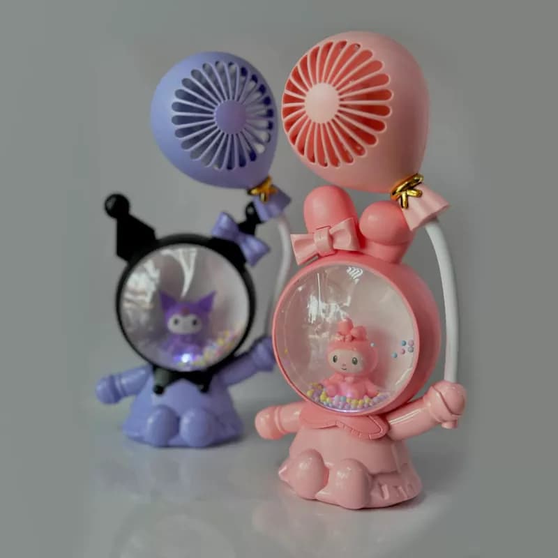 فن شارژی کرومی Fan Night Light