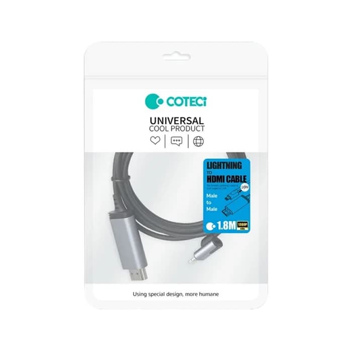 کابل HDMI به لایتنینگ کوتتسی طول 1.8 متر مدل 33024 — تصویر ۴