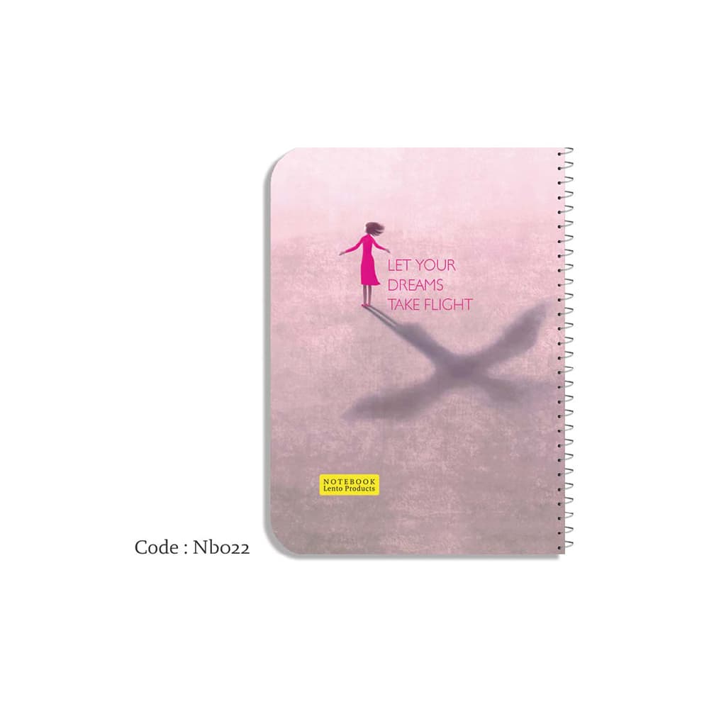 دفتر طرح Let your dreams take flight سایز A5