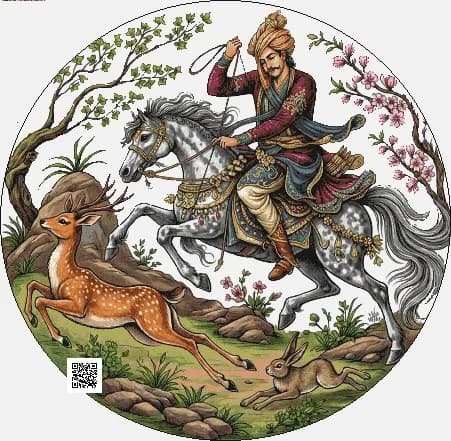 طرح شکا رآهو؛1288