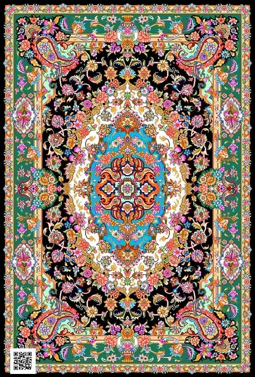 طرح قالیچه مهرافروز ،789-12