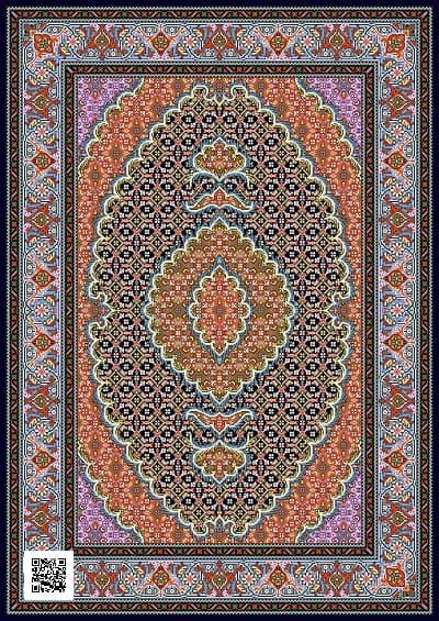 طرح قالیچه شاه پسند،12/745