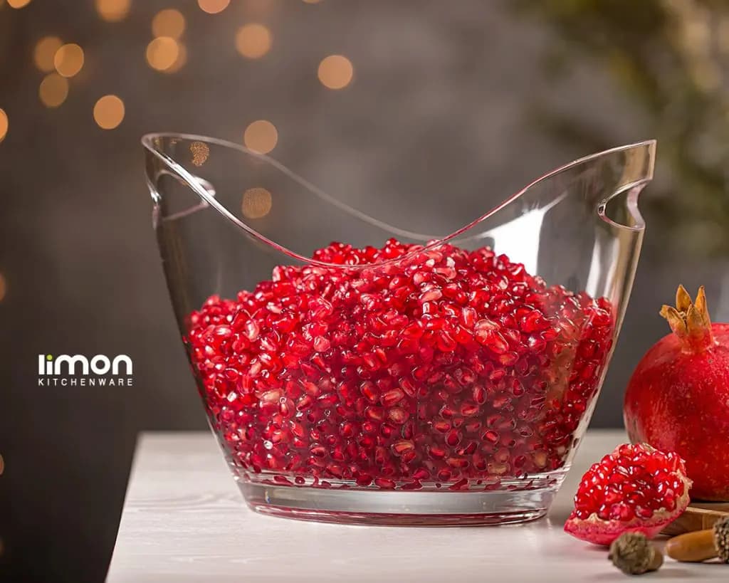 کاسه سرو اکرولیک نشکن برند لیمون limon — تصویر ۳